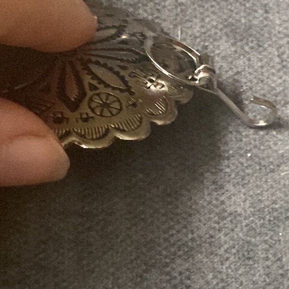 Vintage silver tone NA style belt - Picture 3 of 6